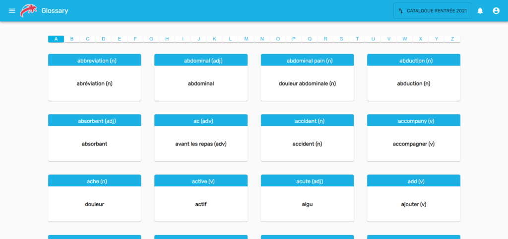 Glossaire - Formation e-learning